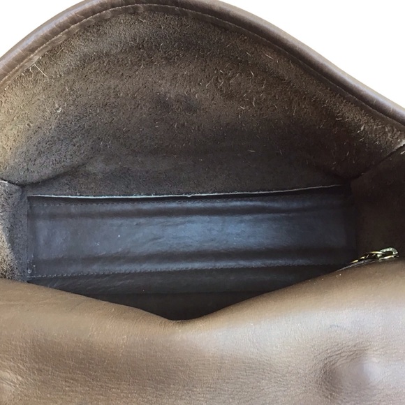 COACH Vintage Brown Leather Court Bag 9870 - Picture 14 of 16